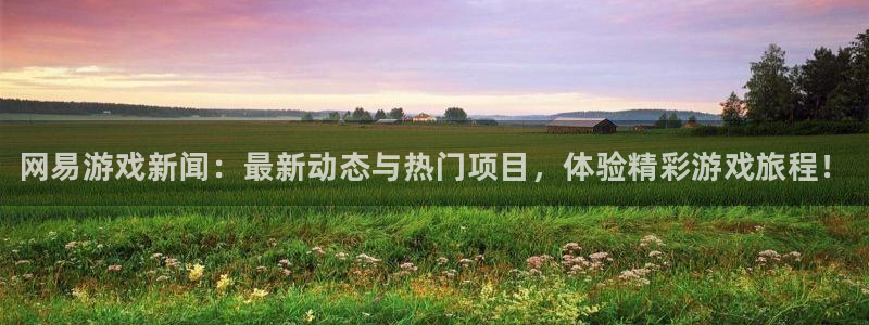 极悦娱乐注册测速：网易游戏新闻：最新动态与热门项目，体验精彩