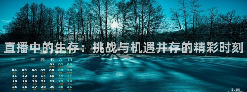 五星体育电视节目单：直播中的生存：挑战与机遇并存的精彩时刻